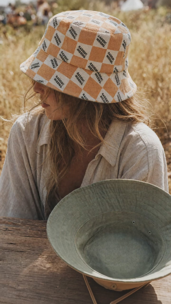 Reversible Plaid Bucket Hat — product video