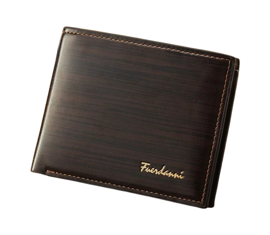 Slim Bifold Leather Card Wallet — image 1