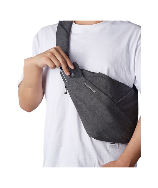 Canvas Crossbody Chest Bag — image 1