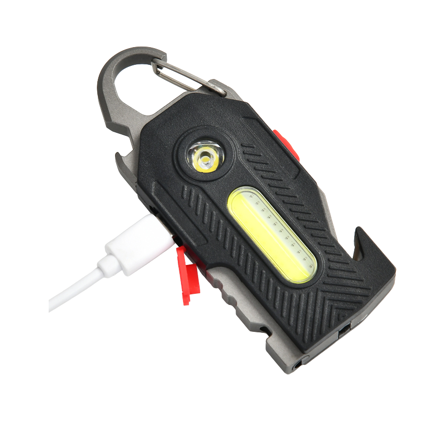 Keychain attachment means it travels with you