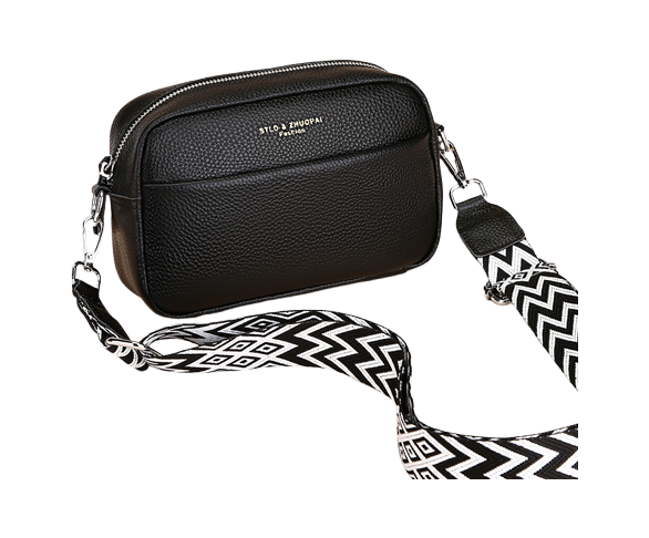 Cowhide Small Square Shoulder Bag — image 1