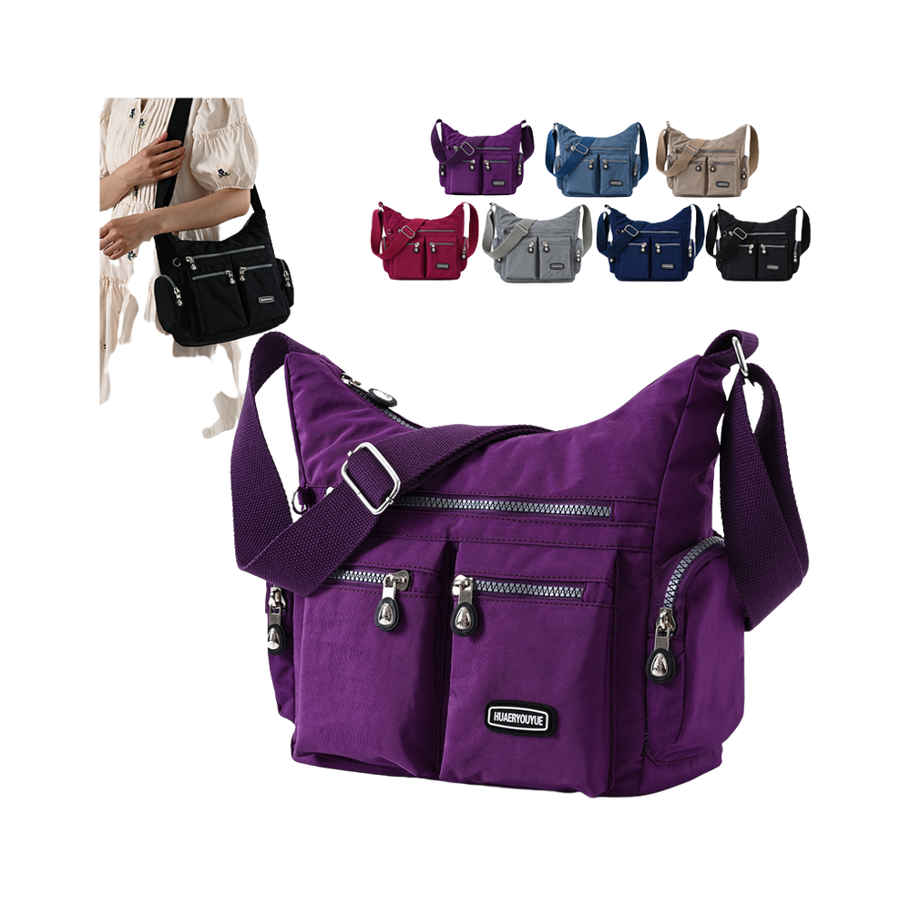 Multi-Pocket Waterproof Crossbody Bag — image 1