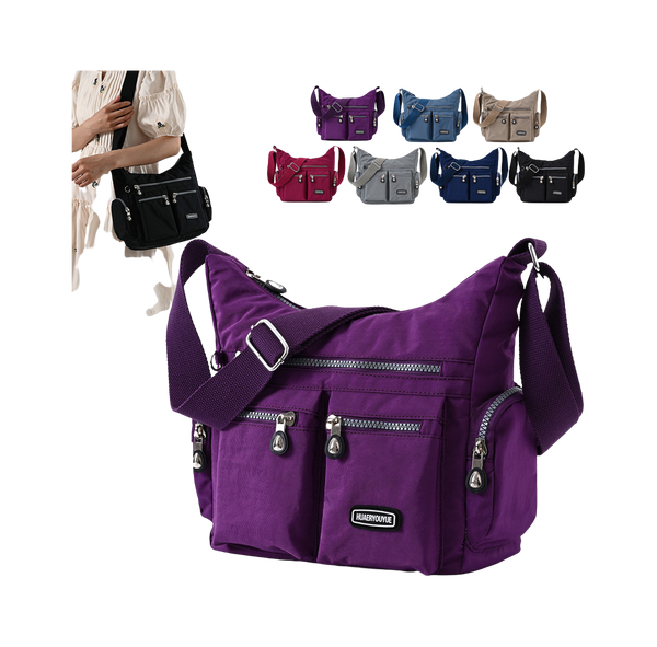 Multi-Pocket Waterproof Crossbody Bag — image 1