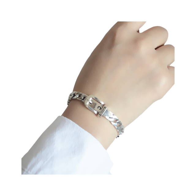 Sterling Silver Chain Belt Bracelet — image 1