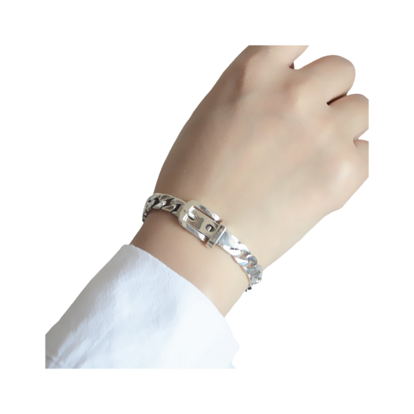 Sterling Silver Chain Belt Bracelet — image 1