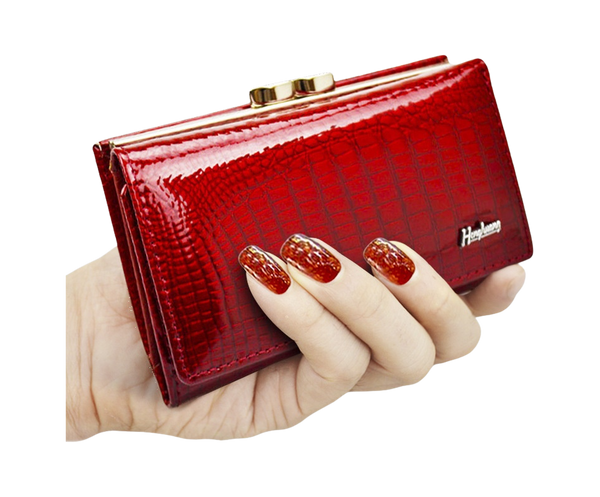 Patent Leather Clip Wallet — image 1